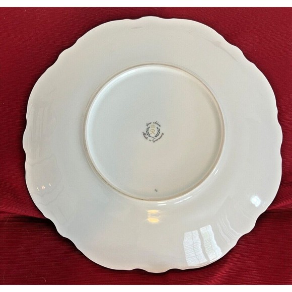 Vintage Reichenback German FINE CHINA Floral Hand Painted Mumm Serving Platter - Picture 4 of 6